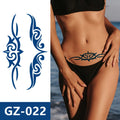 Semi-permanent Temporary Non-toxic Tribal Tattoo Sticker with Customized Designs and 5000+ Styles for Men