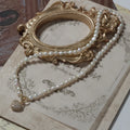 Ladies Quality Real Freshwater Pearl Heart Charms Necklaces Freshwater Pearls and Beads Necklace