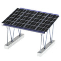 Yuens OEM Factory Solar Aluminum Frame Pv Panel Carport Mounting Systems Rail Brackets Photovoltaic Parking Structure