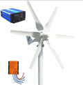 800w 12v/24v Wind Turbine With 6 Blades Portable Small Wind Generator for Home Off-grid System Controller Inverter