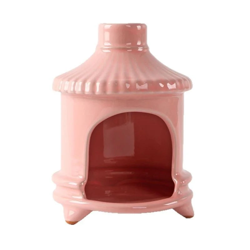 Modern Design Ceramic Fish Tank Hideout Pot Mini Parrot Hole for Cichlid and Shrimp Breeding and Shrimp Nesting