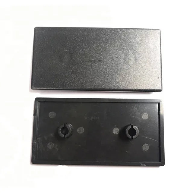 50*100 Black Plastic Nylon Cover Profile End Cap Industrial Fasteners for Anodized Silver Aluminum Extrusion for 50*100 Profiles