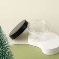 80ml Cosmetic Packaging Ready to Ship Empty Clear Round Face Cream Jar Container Plastic Cosmetic Jar