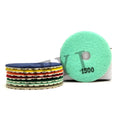 DEYI Resin Bond Diamond Polishing Pads 4inch Wet Dry for Granite Marble Stone Concrete Diamond Tools