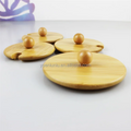Custom Carved Bamboo Mug with Love Style Kitchen Tableware Coaster Cup Lid Wood Crafts Product