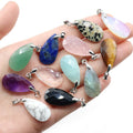 Natural Water Drop Faceted Cut DIY Crystal Pendant Necklace Earring Ornaments Pendant Accessories Wholesale
