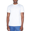 Custom 200gsm Summer Short Sleeve Unisex Knitted Silk Screen Printed T-Shirts 60% Cotton 40% Polyester Black and White