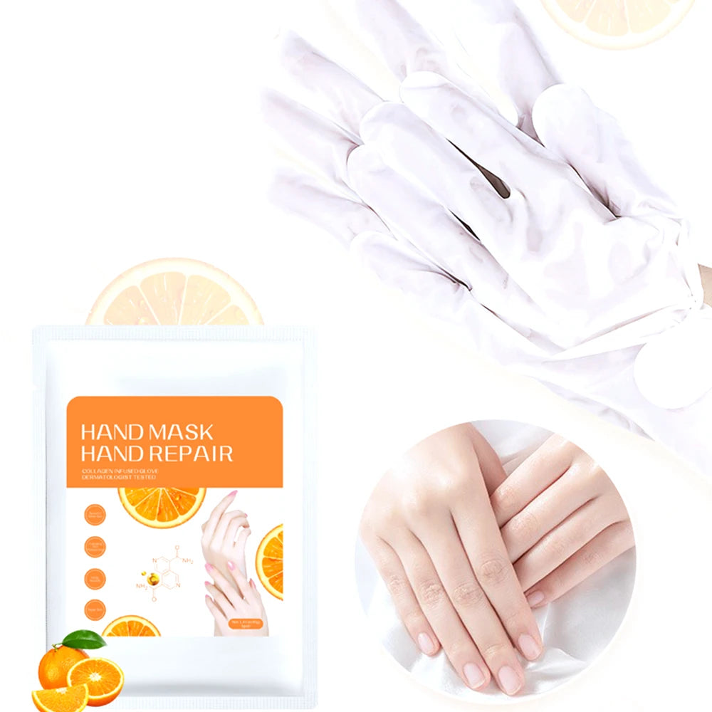 Hands Moisturizing Gloves  Hand Spa Mask Exfoliating Skin Repair Remove Dead Skin Hand Mask Gloves Sheet Whitening Moisturizing