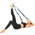 Customized Polyester Cotton Flexible Loops Yoga Pilates Stretch Resistance Strap Belt Yoga Strap Band
