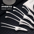 Best Selling Stainless Steel Kitchen Food Clip Japanese Restaurant Salad Serving Clip Buffet BBQ Tongs