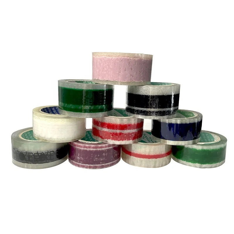 Multi-Colored Self-Adhesive BOPP Jumbo Roll Waterproof Printing Design Packaging Tape Acrylic Hot Melt Water Activated Adhesive
