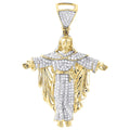 Pass Diamond Tester VVS Moissanite 925 Silver Christian Jesus Hip Hop Jewelry Iced Out Pendant Men Necklace Pendant and Chain
