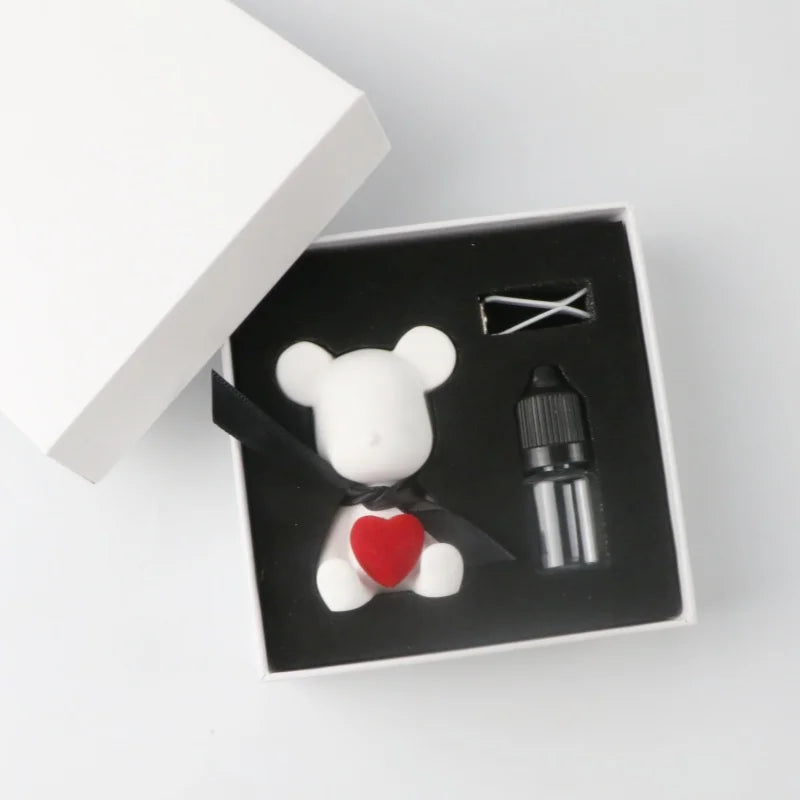 Factory Wholesale Porcelain Home Fragrance Essential Oil Reed Diffuser Scented Ceramic Car Vent Clip Aroma Plaster Air Freshener