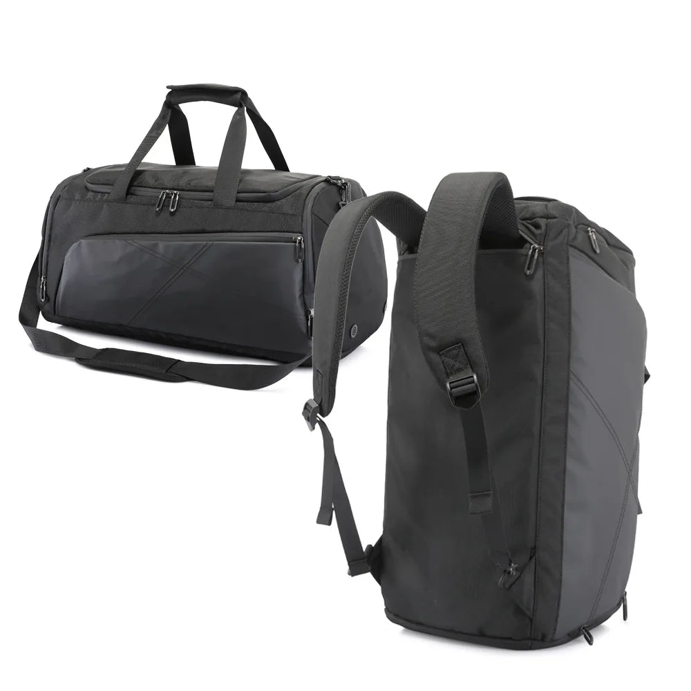 Customizable Fashionable Duffle Bag Portable Wear-Resistant Gym Backpack with Waterproof Feature for Outdoor Sports Business Use