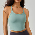 Women's Active Compression Tank Tops Breathable Stretchy O-Neck Design Thin Straps Solid Pattern Available Small XL OEM Single