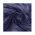 2022 New Fashion 100% Polyester Glittering Star Printed Voile Fabric 30D*30D for Girls' Dresses