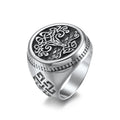 Fashion Men Jewelry Stainless Steel Tree of Life Norse Viking Ring
