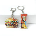 Acrylic keychain Creative flash Epoxy charm double-sided printing keychain holography