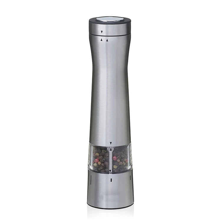 Metal Stainless Steel Pepper Grinder and Salt Grinder Power by Battery