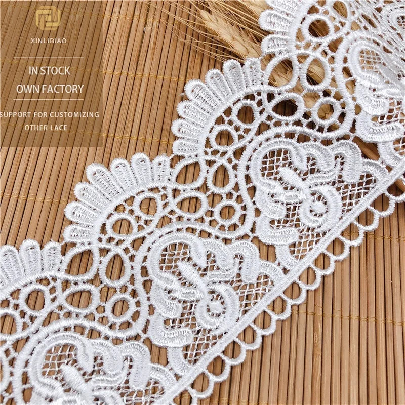 Off-the-shelf BARCODE Lace Polyester Silk LACE Lace Clothing Accessories Side Fan Home Soft Decoration Women's Accessories