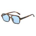 Superhot Eyewear 74100 Retro Double Bridges Sun Glasses Private Label Small Rectangle Frame Sunglasses