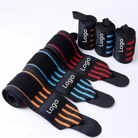 Custom Unisex Wrist Wraps & Straps for Workout Fitness Protection and Weightlifting