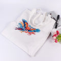 Personalized Custom Reusable Tote White Canvas Shopping Bag 30 X 40