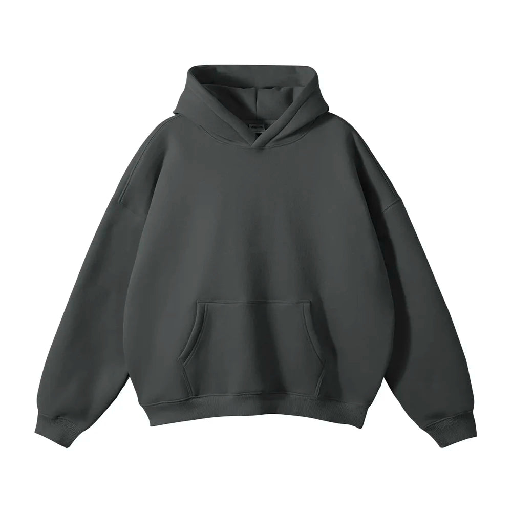 Cotton Blank Thick Fleece Heavy Weight Oversized Custom Print Logo Men's Hoodies & Sweatshirts