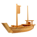 Newell Eco-Friendly Handmade Japanese Restaurant Reusable Healthy Bamboo Pine Wood 60CM Sushi Boat for Sushi Store
