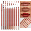 Custom Vegan Cruelty Retractable Pink Matte Lipstick Waterproof Lip Liner Private Label Lipliner Pencil