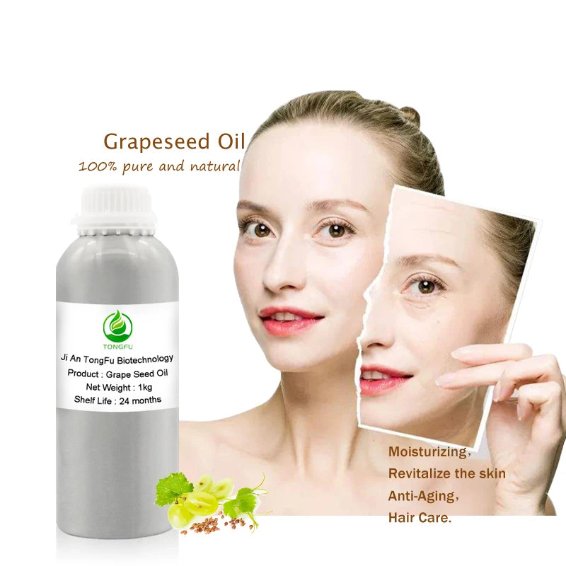 Bulk 100% Pure Grape Seed Oil Cold Pressed Grapeseed Oil