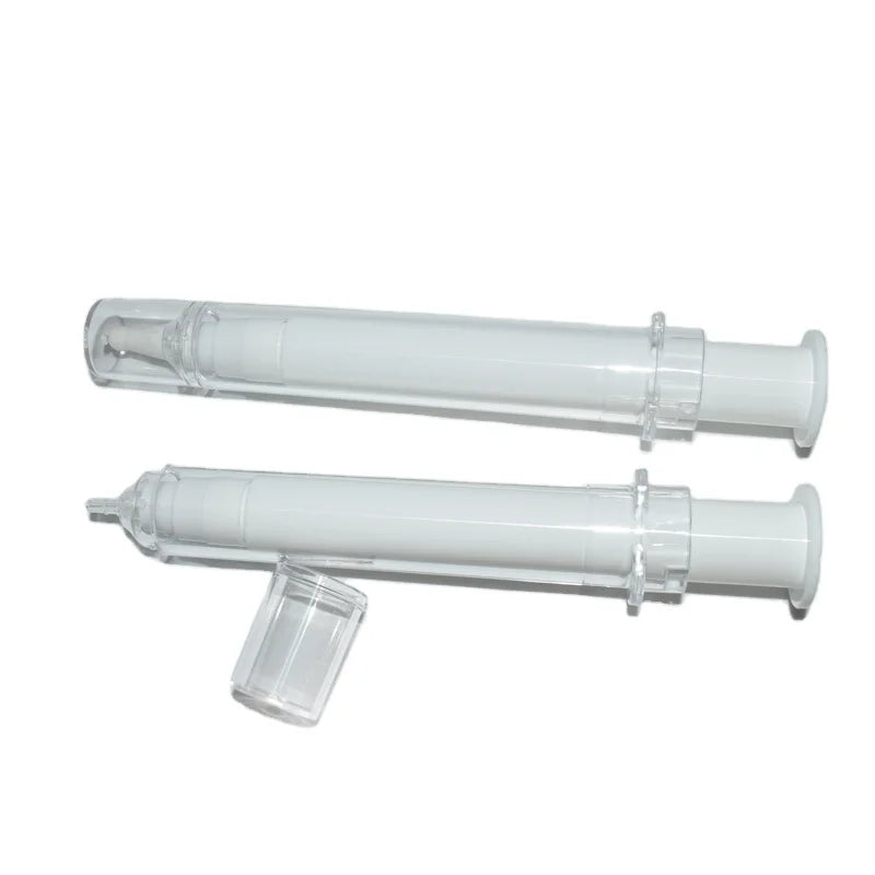 Wholesale Skin Care Serum Airless 5ml 20ml 10ml Hyaluronic Prefilled Cosmetic Syringes Plastic Syringe Dropper Bottle