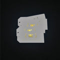 Good Quality Cardboard Coated Printing Label for Leather Goods