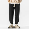 Men's Heavyweight Sweatpants Custom Men's Autumn New Solid Color Fashion Loose Beam Casual Trousers Men's Loose Sports Pants