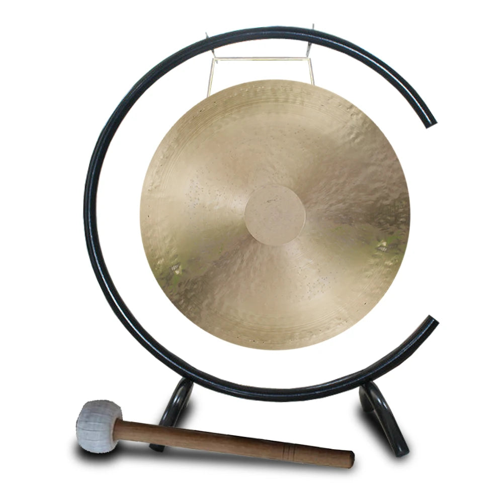 Arborea 20''/ 50CM Wind Gong with C-type Gong Stand Chinese Feng Gong Best Gifts for Sound Therapy and Meditation