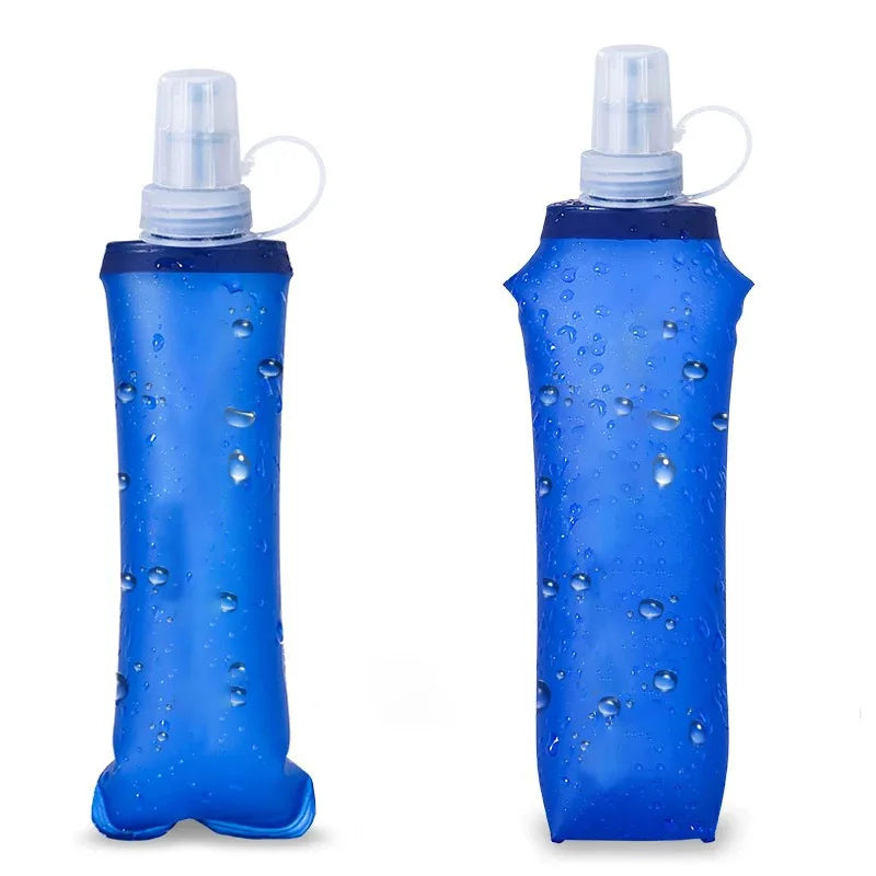 500ml Running Soft Flask Collapsible Water Bottle for Camping Hiking Cycling and Outdoor Adventures Acceptable Customized