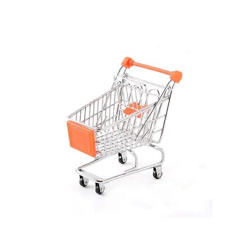 Gift Mini Shopping Cart Supermarket Mini Shopping Trolley for Kids