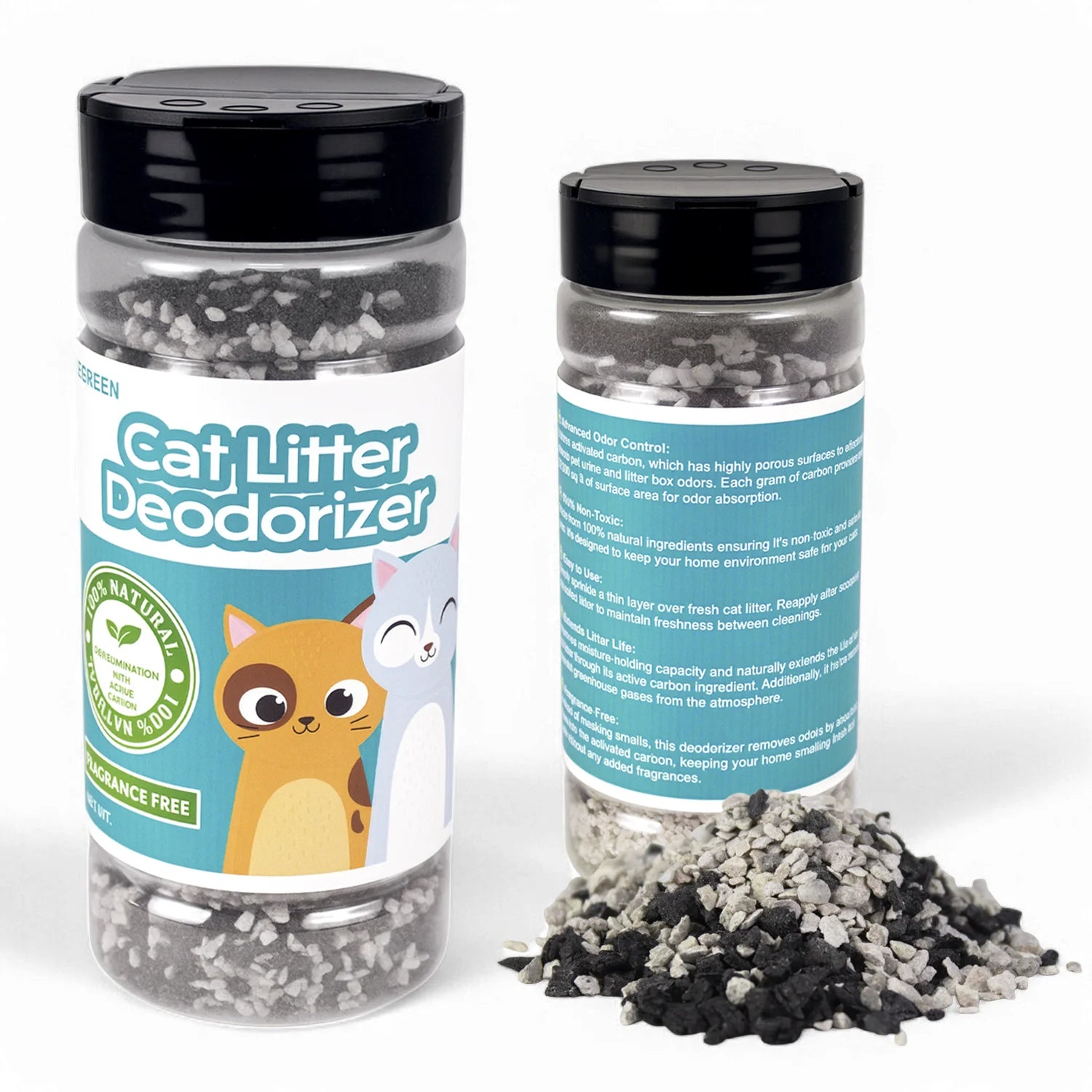 340g  customize   Cat Litter Deodorizer   Odor Eliminator    nature  product     pet deoderizer
