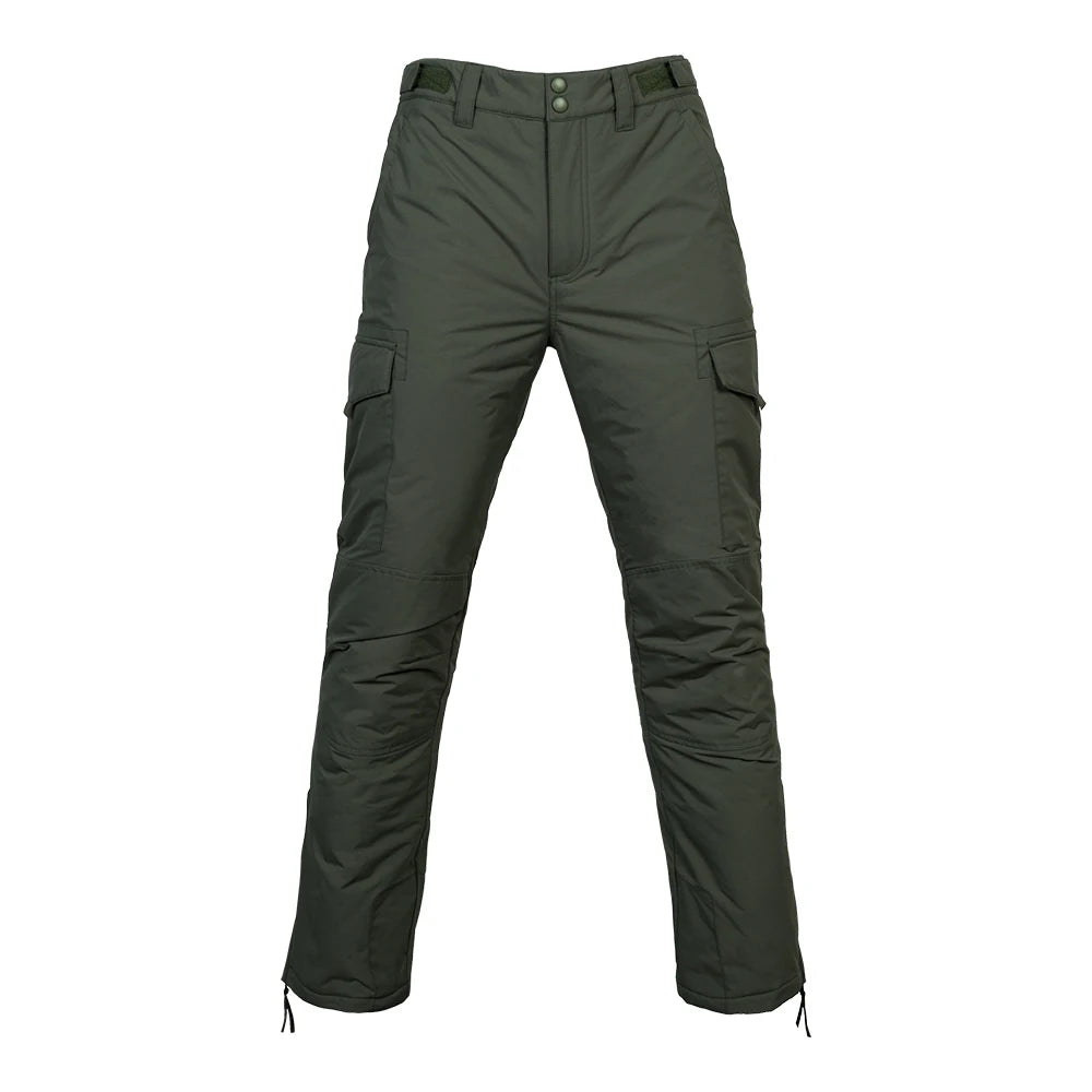 Lightweight Tactical Softshell Fleece Trousers for Outdoor Camping Casual Flat Front Style Woven Fabric
