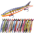 In Stock Multi-jointed Fishing Lure 13.4cm-18g with 8 Sections Artificial Hard Bait