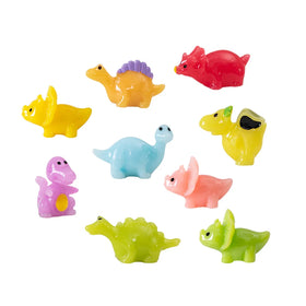 Wholesale Price Lovely Colorful 3d Dinosaur Resin Cabochon Mini Elf Props Ornaments