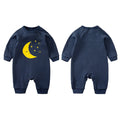 Kid Clothes OEM/ODM Support Newborn Cotton Pajamas Moon Cartoon Design Fashion Leisure One-piece Clothing Wholesale Spring Style