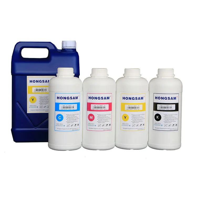 HONGSAM 23 Years Factory Experience Water Based Bulk DTF Transfer Film Ink  for Shirt Hoodies Clothes Hats Printing
