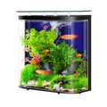 YuYi 6ft 500L-1500L Ultra White Glass Large Marine Fish Tank Aquarium with Stand Cabinet and Sump
