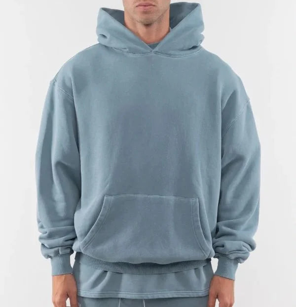 Men Clothing Manufacturers Customs Streetwear Pull Over Hoodie Oversized Cropped Hoodie