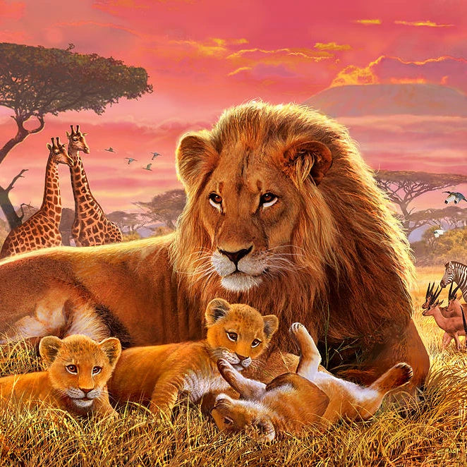 CHENISTORY 997401 Custom Photo Design Kits Animal lion DIY Paint by Numbers on Canvas Painting
