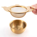 Custom Gold Silver Stainless Steel Loose Leaf Tea Strainer Teapot Tea Infusers Filter