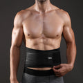 VBOSi 0052 Fitness Strong Support Slimming Corset Waist Trainer Powerlifting Gym Waist Belt with Steel Supporting Bars and Strap
