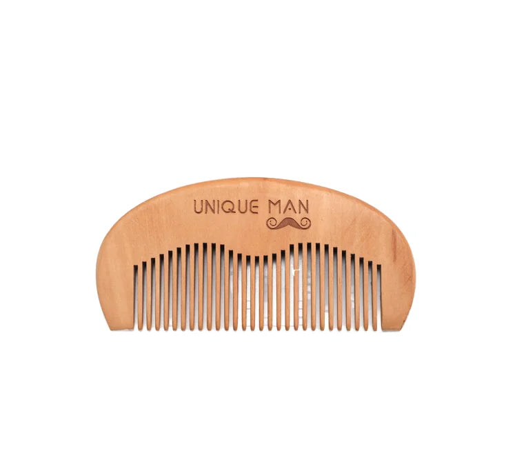 Handmade Wood Beard Comb Classic Style Healthy for Hairdressing & Massage Private Label Wholesale for Home Use
