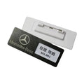 Wholesale Reusable Durable Acrylic Name Tag Blank Insert Card with Safety Pin for All Industries Customized Printing